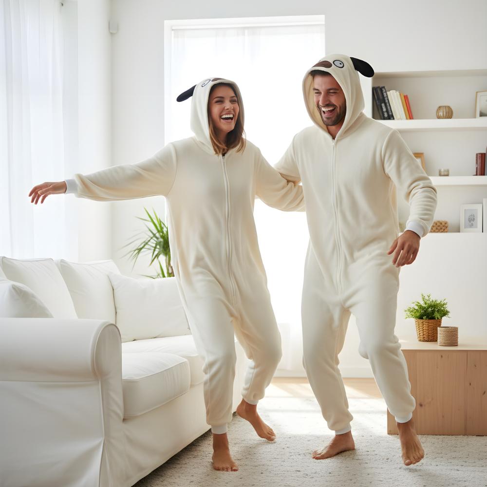 Piżama Onesie Kigurumi Kostium Przebranie Mops S: 145 - 155Cm