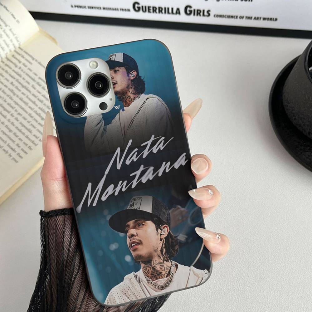 Natanael Cano Rapper CT Phone Case Corrugated Pattern Phone Case For iPhone 17 Air 16 15 14 13 Pro Max Matte Shockprooof Cover