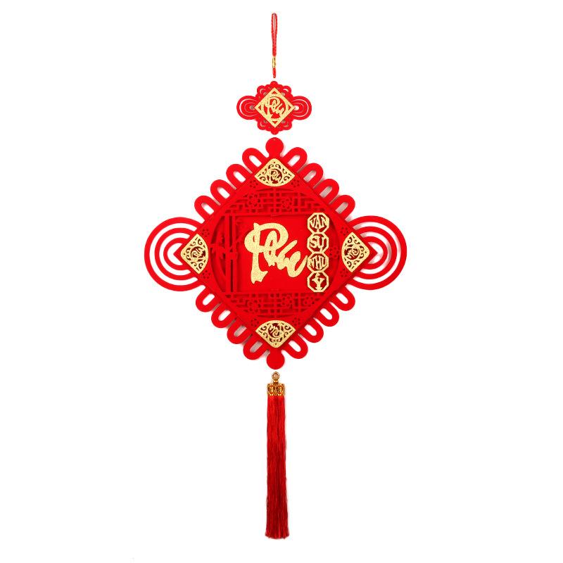 Spring Festival Hanging DIY Chinese Knot Ornament Vietnamese Chinese Style Tassel Pendant Decorations 2025 Tet