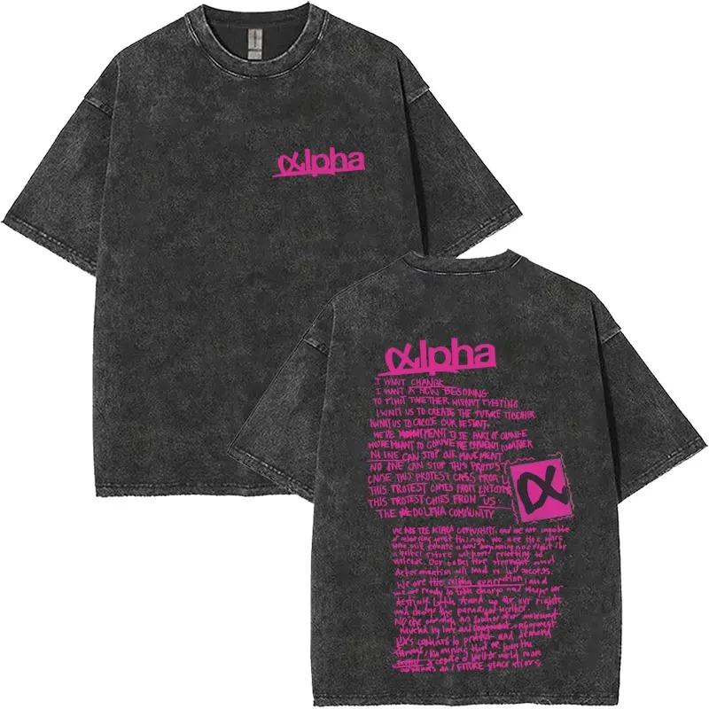 Hot Sale Aitana Album Tour Poster Tshirt Unisex Women HighStreet Pop Fashion Summer New Tees Vintage Washed Cotton Oversized Tops