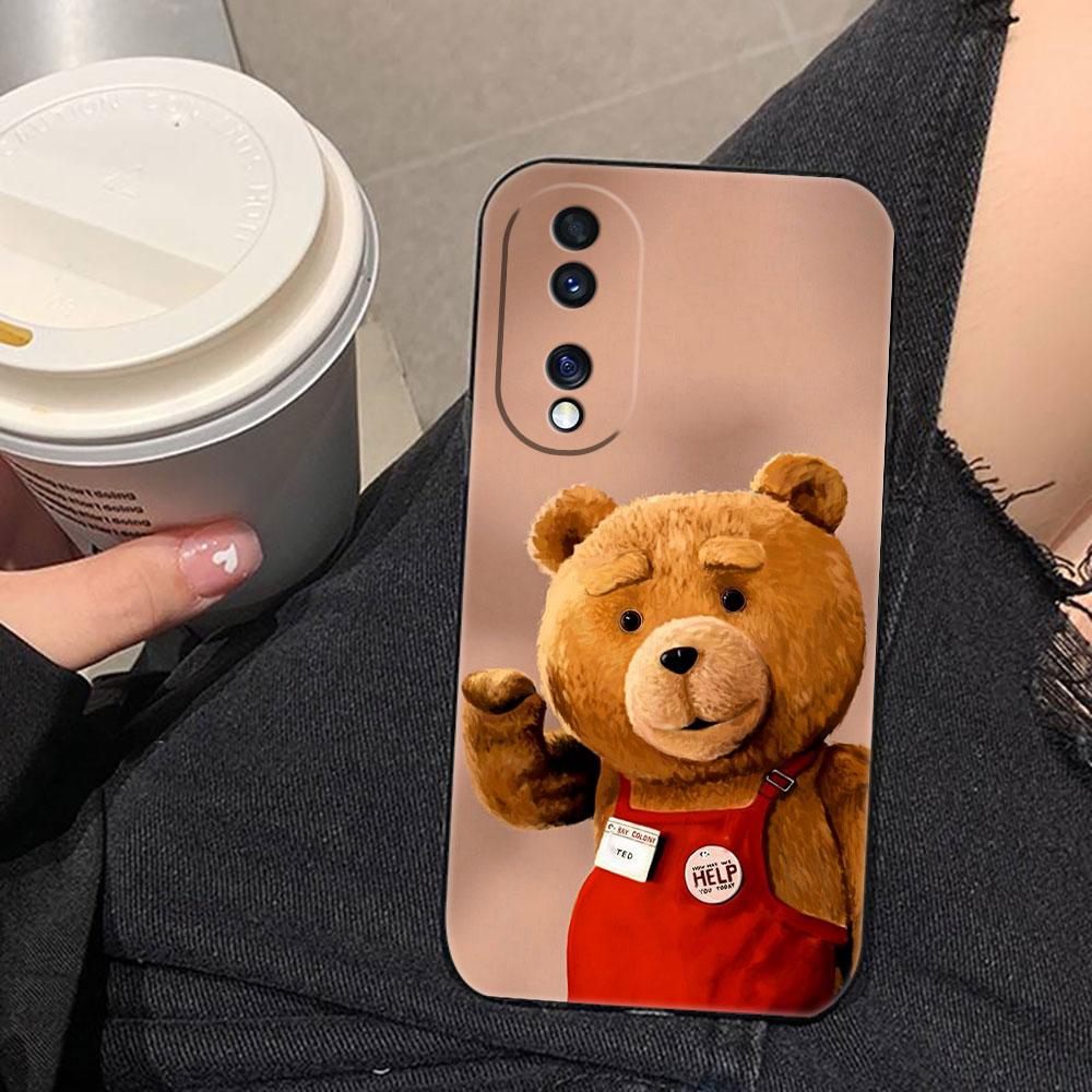 Забавный Милый Мишка Чехол для Телефона Для HUAWEI NOVA 3I 7I 8I 9 HONOR 400 20 90 X5C X6B X7 X7B X7D X8 X8B X9 X9B X9D X9A Чехол Cover Case Capa