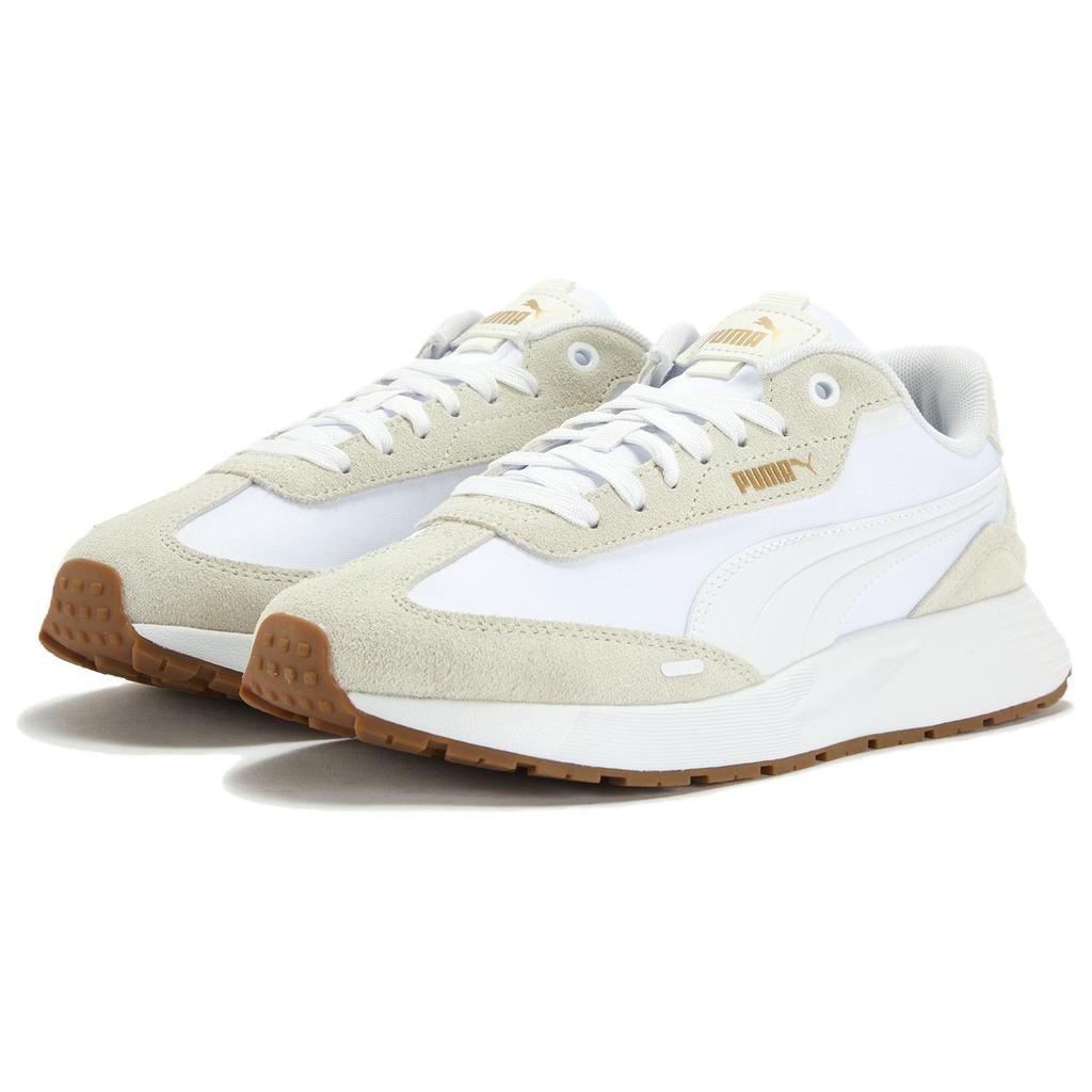 Puma Runtamed Wind Универсальные Удобные Низкие Кроссовки для Повседневной Носки Унисекс Кроссовки Белый Бежевый 404412-03