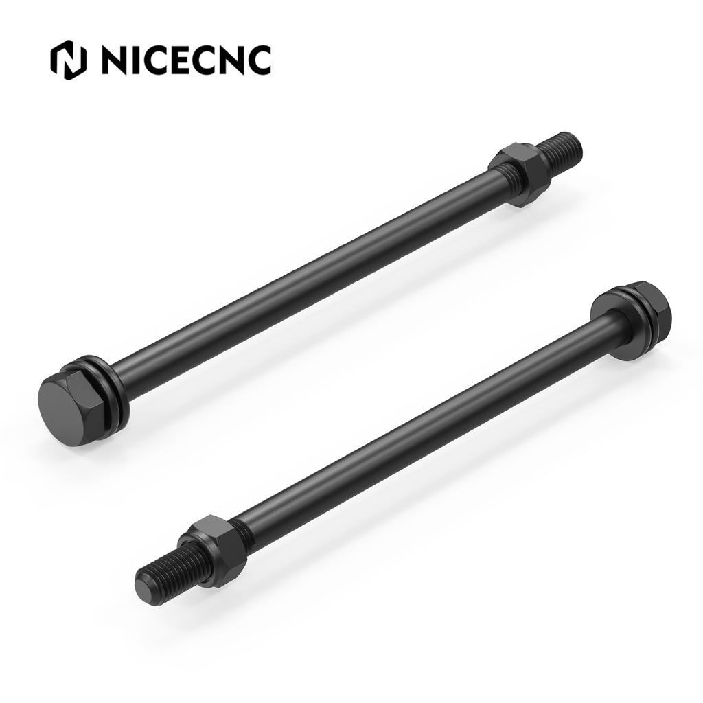 NICECNC Rear Bearing Carrier Bolts Black Kit For Yamaha Blaster 200 YFS200 YFS200SE 1988-2006 Carbon Steel 90101-10678-00 ATV