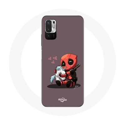 Coque Pour Xiaomi Redmi Note 10T 5G DeadPool Unicorn Licorne