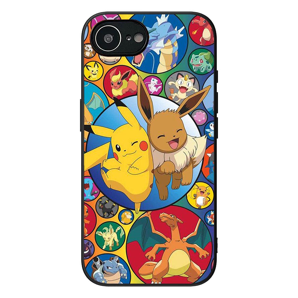 P-Pokemons GO Gengar P-Pikachus Psyduck Cover for Huawei P30 P20 P10 Mate 10 20 Pro Lite Y9A Y8S P Smart Y7 Y9 Prime Y6 Case