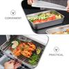 Stainless Steel Bakeware Oven Pan with Rack Baking Pans Fresh Preservation Food Refrigerator