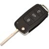3 Button Remote Key Fob Shell Case For VW Volkswagen Transporter 2010-2016NI7