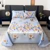 Summer Ice Silk Cool Bed Sheets for Double Bed Single/Queen/King Size Top Sheets for Beds Sabanas Cama 150 160 200 Bed Linen
