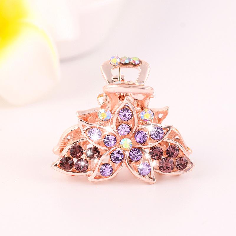 1Pcs Small-sized clasp hairpin female crystal hair accessory hairpin