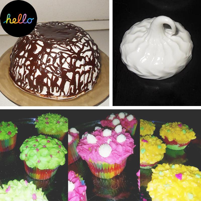 8 шт./компл., силиконовая глазурь, крем, кондитерский мешок + набор насадок из нержавеющей стали, сделай сам, украшение торта