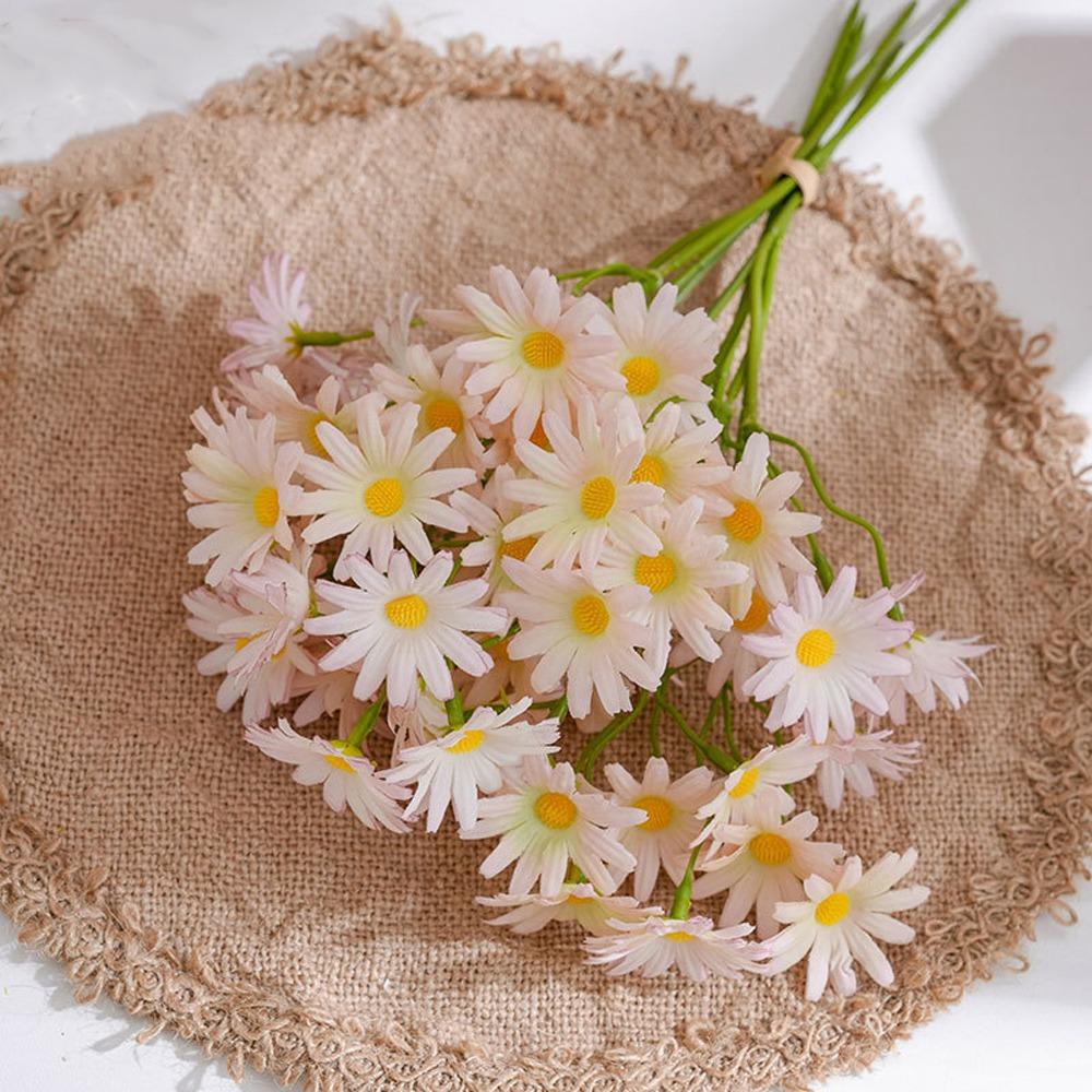Роскошные цветы ромашки ветка реалистичный искусственный цветок праздник вечеринка свадьба