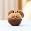 Cockroach Round Eyed Plush Keychain Stuffed Toy Cartoon Bag Gift Decoration