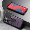 KEYSION Shockproof Case for Xiaomi POCO M6 4G Slide Push Pull Camera Lens Protection Ring Stand Phone Back Cover for Redmi 13