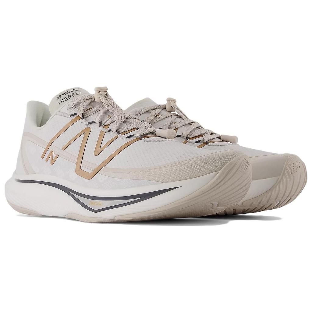New Balance Мужские кроссовки FuelCell Rebel v3 Permafrost Moonbeam кремовые Nimbus-Cloud MFCXWW3