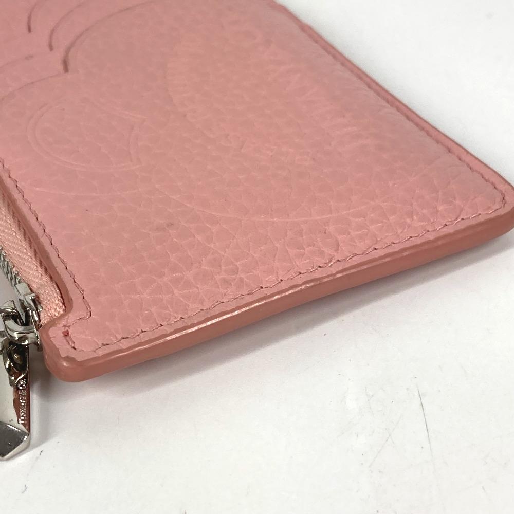 TIFFANY&Co. Return to Heart Logo L-shaped zipper Coin Wallet coin purse