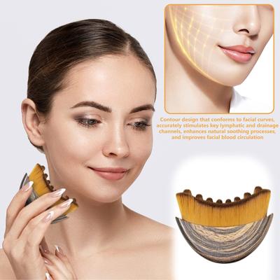 Лимфодренажная щетка для лица, сухая щетка для лица, лимфодренажный массажер для лица, подбородка и линии подбородка