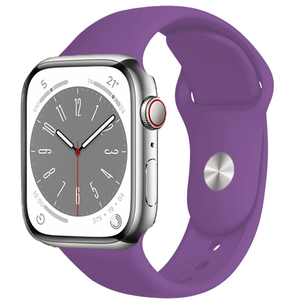 Силиконовый ремешок для Apple Watch Band 49 мм, 45 мм, 44 мм, 42 мм, 41 мм, 40 мм, 38 мм, ремешок для часов, браслет, ремешок iWatch Series 8, 7, 6, 5, 4, 3 SE, ремешок