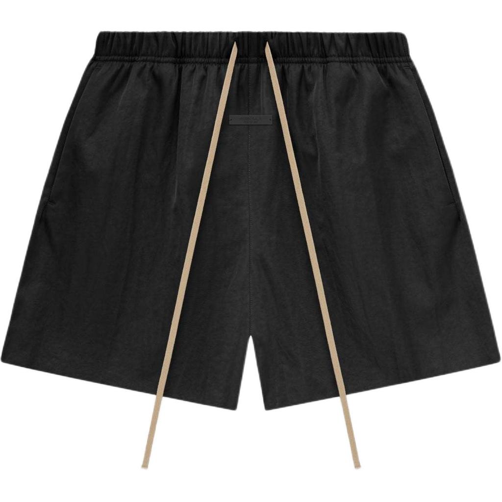 Fear of God Essentials Textured Nylon Soccer Short Black Men Bottoms 160BT244440F