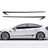 Комплект боковых наклеек на двери автомобиля для Tesla Model 3 Водонепроницаемая виниловая пленка Автомобильное украшение ПВХ наклейки Авто стайлинг Автоаксессуары