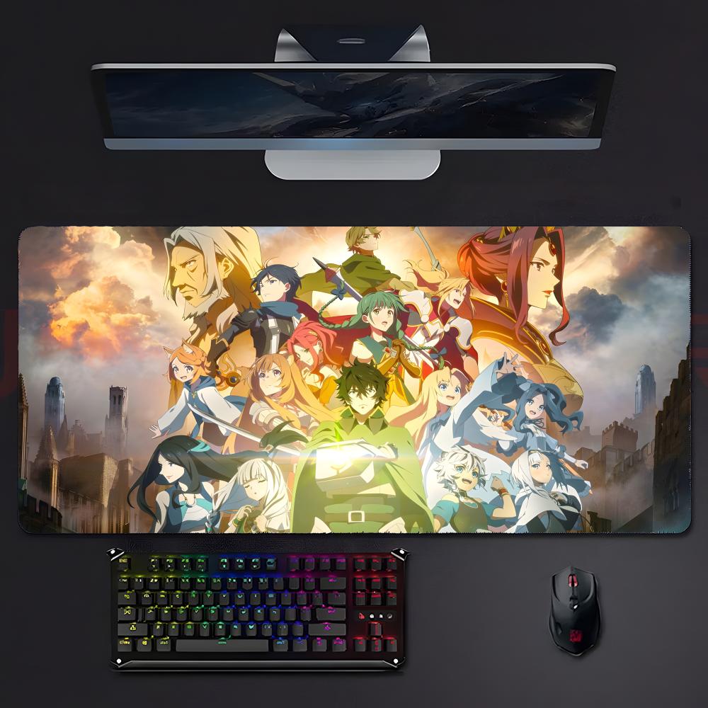 Anime Adventurous Tthe Rising Of The Shield Hero Mouse Pad Mousepad Large Gaming Lockedge Thickened Pc Table Desk Mat