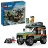 LEGO City 4WD Mountain Truck Toy Birthday Present Block Educational Boys Girls Children 6 Years Old 7 Years Old 8 Years Old 9 Years Old Vehicle Car