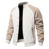 Plus Velvet Quilted Thick Jacket European and American Casual Jacket Raglan Sleeve Men's Jacket Jacket