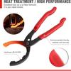 Oil Filter Wrench 12 Inch Adjustable Pliers Durable Nonslip Handles for Auto Oil Change Mechanic Garage