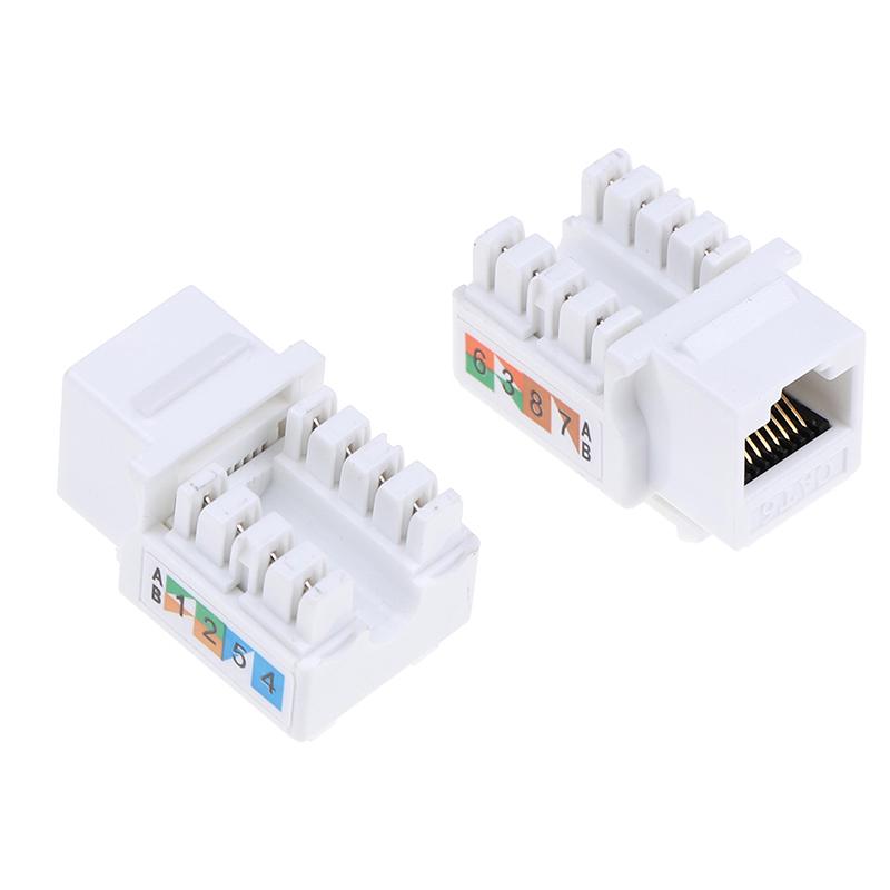5 шт Cat6 Rj45 110 Punch Down Keystone компьютерный модуль сетевой Ethernet-разъем