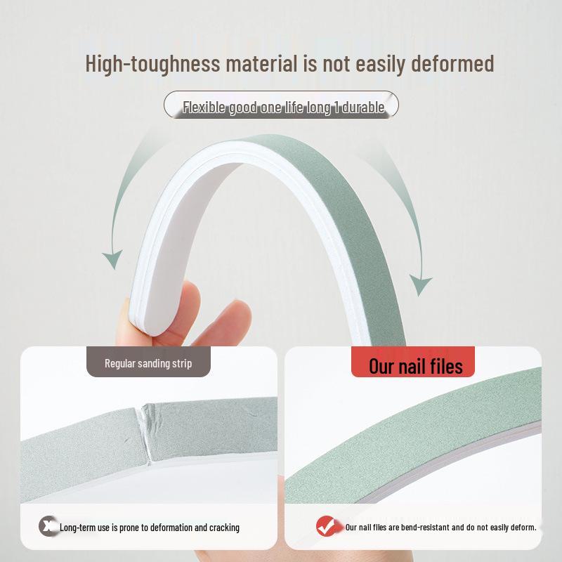 Двусторонняя наждачная пилка для ногтей для маникюра