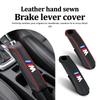 QCSD2 Car Handbrake Cover Hand Sewn Protective Gear Shift Lever Sleeve For BMW M 1 3 4 5 6 7 Series X1 X3 X4 X5 G20 G38 F48 E36 E39