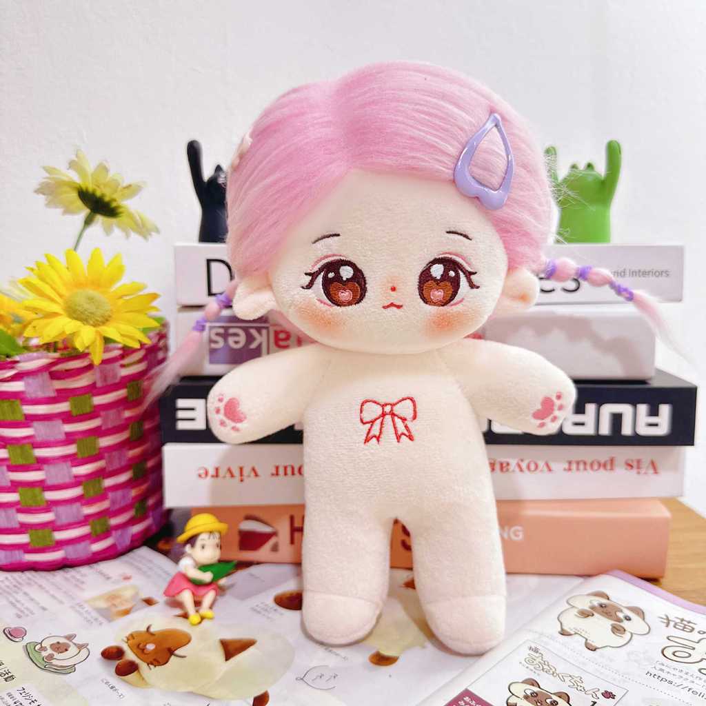 Cotton Stuffed Doll With Removable Clothes For Kids And Adults Collectible Plush Toy Gift