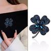 Four Leaf Clover Brooches For Women Clothing Coat Jewelry Party Accessories Gifts