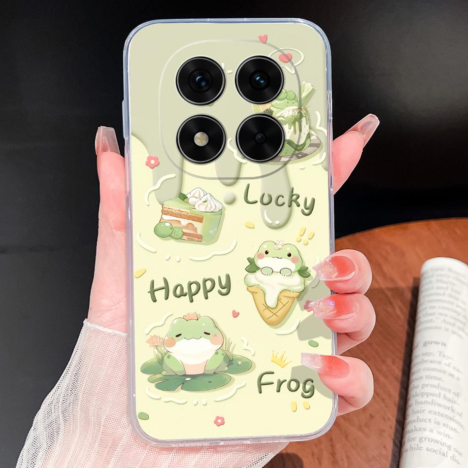 For Xiaomi Poco X7 Pro Phone Case Pretty Butterfly Patterns Soft Slim TPU Clear Silicone Bumper For Poco X 7 Lightweight Funda