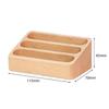 1Pcs Wood Desktop Business Card Display Stand Memo Holder Storage Box Wood Card Organizer For Office
