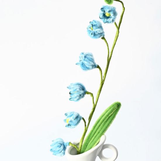 Ручная работа Цветок Ландыша Готовый Синельная проволока Цветочный Квиллинг Искусственный Цветок Подарки на День Святого Валентина Свадьбы Вечеринки Дни Рождения Дом