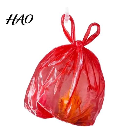Lightweight Accessory for Keys Simulated Garbage Bag Shaker Pendant, Portable Ornament with Buckle, 3D Printed Charm Creative Novelty Keychain