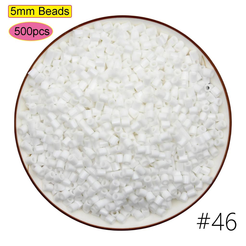 5 мм 500 шт. черный, белый, серый, синий, зеленый, фиолетовый, бусины Hama для детей, железный предохранитель, бусины Perler, головоломка «сделай сам», пиксель-арт, подарок, детская игрушка