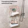 Сумка для одежды для душа Прозрачная сумка для хранения в ванной Подвесной органайзер