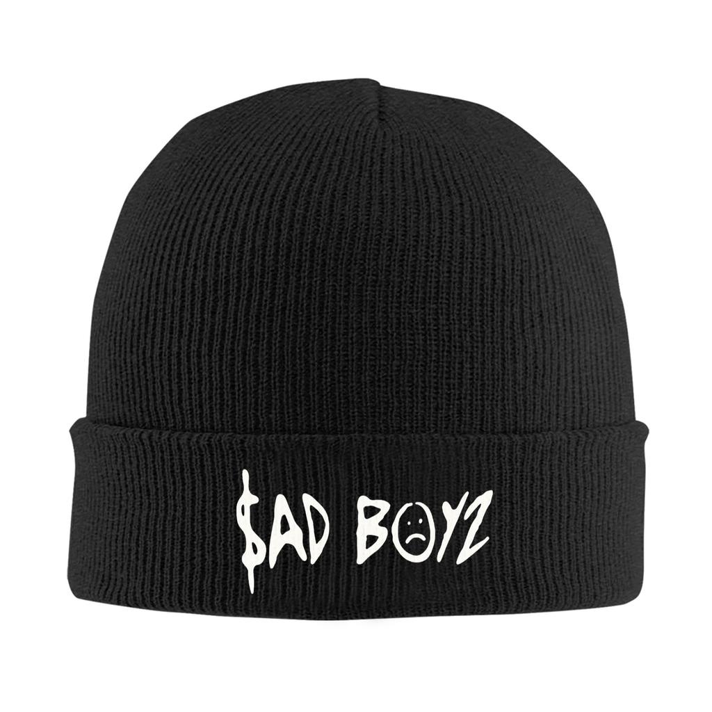 Шапка Junior H Merch Sad Boyz Теплая вязаная шапка Зимняя вязаная шапка-бини Шапки-бини Шапки в стиле хип-хоп для унисекса
