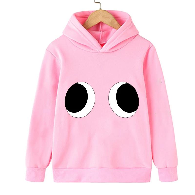 2026 Rainbow friends New Boys' Hoodies game Cartoon Print Children's Spring Autumn Winter Long Sleeve Sweatshirt cute girls hoodies
