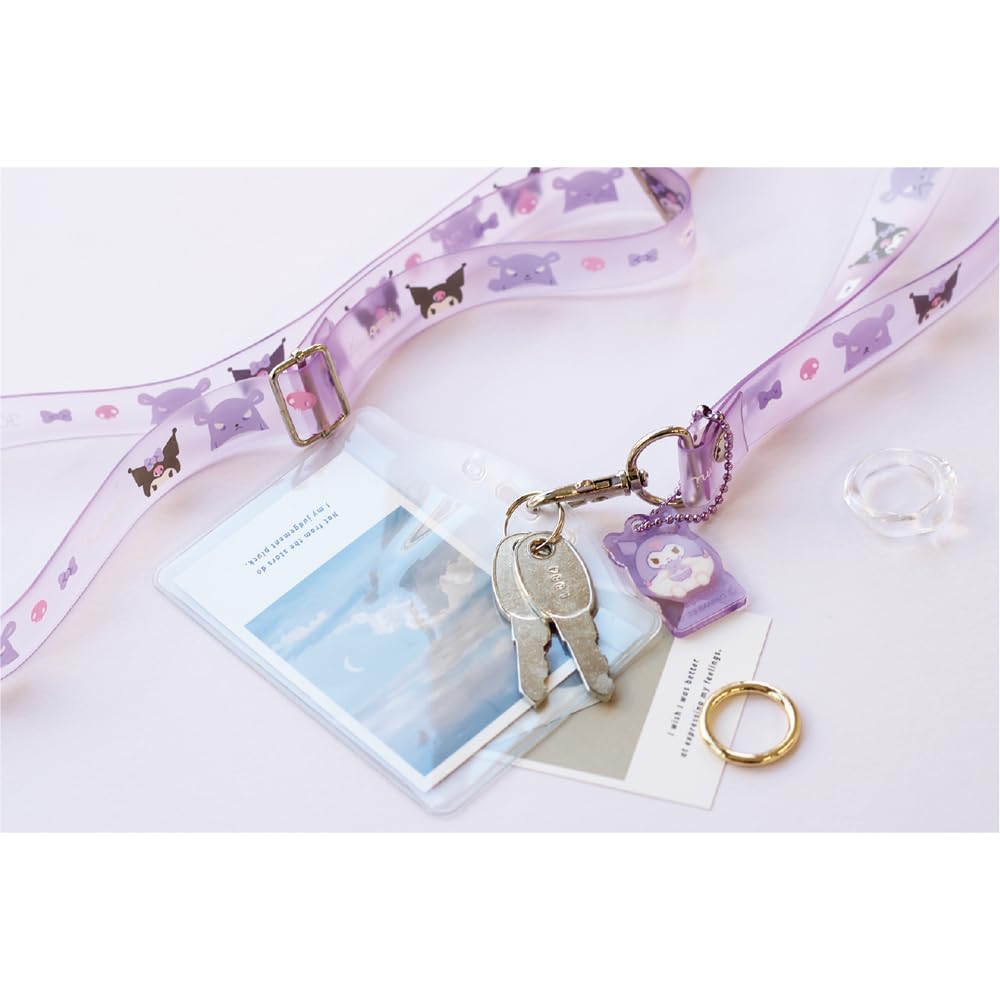 Плечевой ремень Factory Clear 134 см Sanrio Characters Kuromi Purple T'S SR-5541690KU