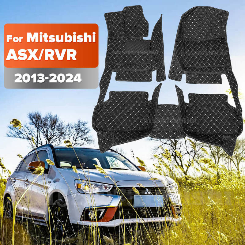 Автомобильные коврики для Mitsubishi ASX/RVR 2013-2024 23 22 21 20 19 18 17 16 Автомобильные накладки на ноги Ковровое покрытие Аксессуары для салона