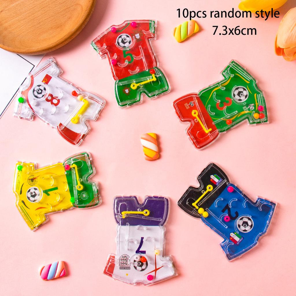 Спортивные игрушки для вечеринок на футбольную тематику Футбольный свисток Пинбольный лабиринт Игра в браслеты для шлепков Рюкзак Сумка Для мальчиков Сувениры на день рождения