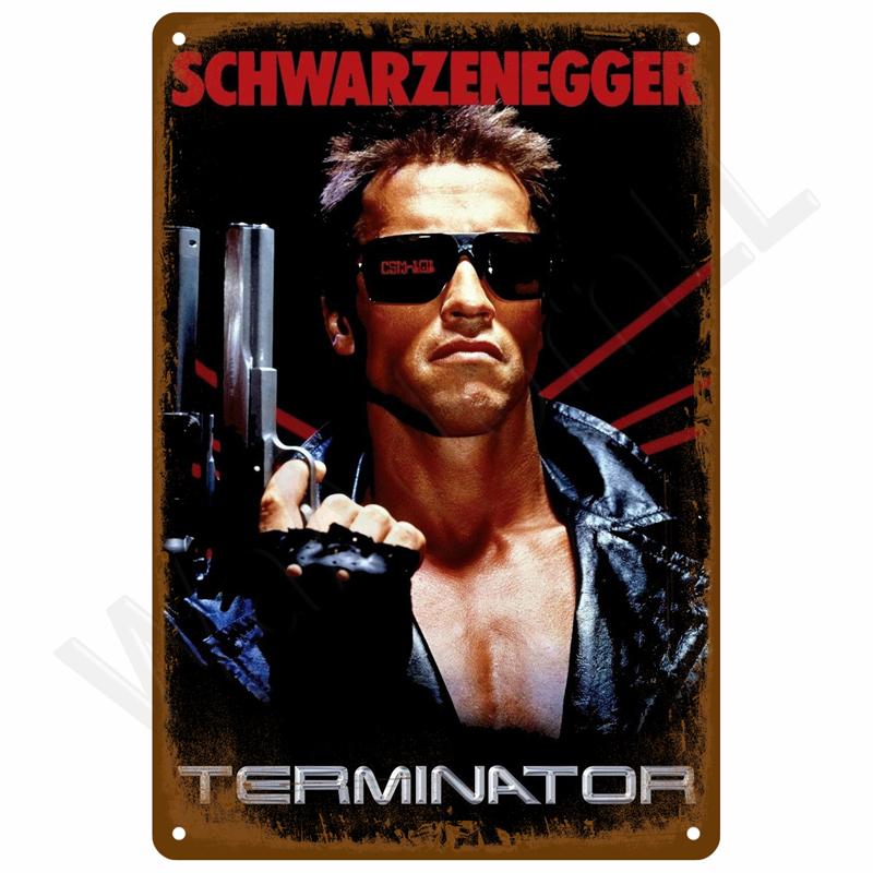 Retro Metal Sign Wall Art Mural Aesthetic Room Home Decor Items Poster Vintage Metal Plate Garage Decoration Tin Sign Plates Bar