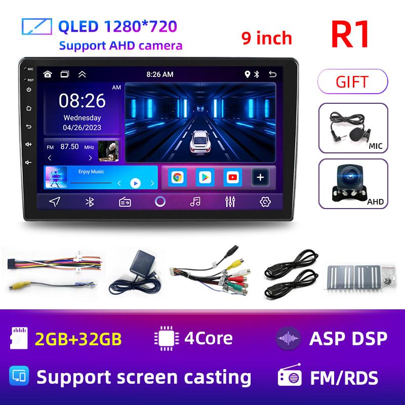 7/9/10'' 2 Din Android12 Auto Car Radio Multimedia Video Universal Stereo Carplay Gps For Volkswagen Nissan Hyundai Kia Toyota