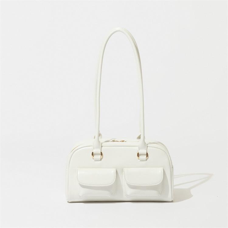 Женская сумка через плечо с множеством карманов и карманами под мышками из высококачественной вощеной кожи, дорожная, для боулинга, портативная, новая