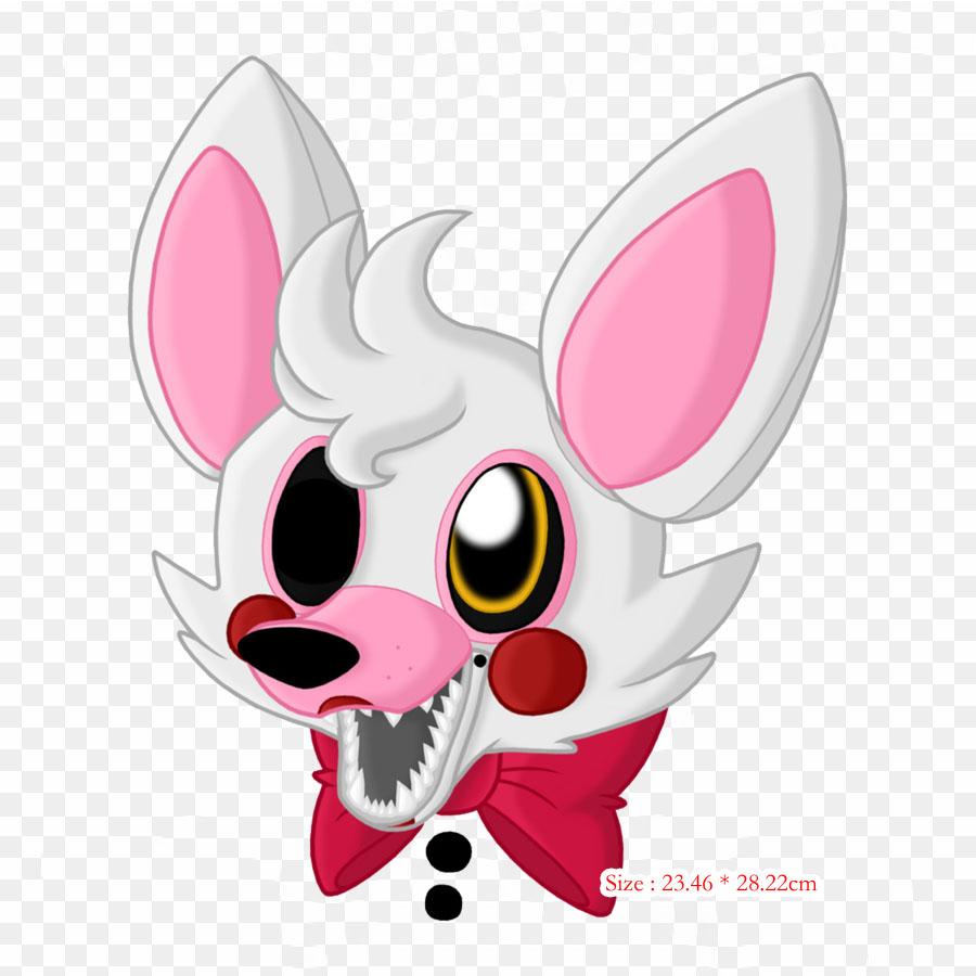 Mangle Five Nights At Freddy's Drawings Five Nights At Freddy's 2 Ul термонаклейки для одежды, футболка, сумка, теплопередающие наклейки, железные нашивки