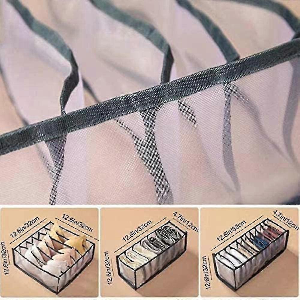Underwear Storage Set - Foldable Underwear Drawer Storage