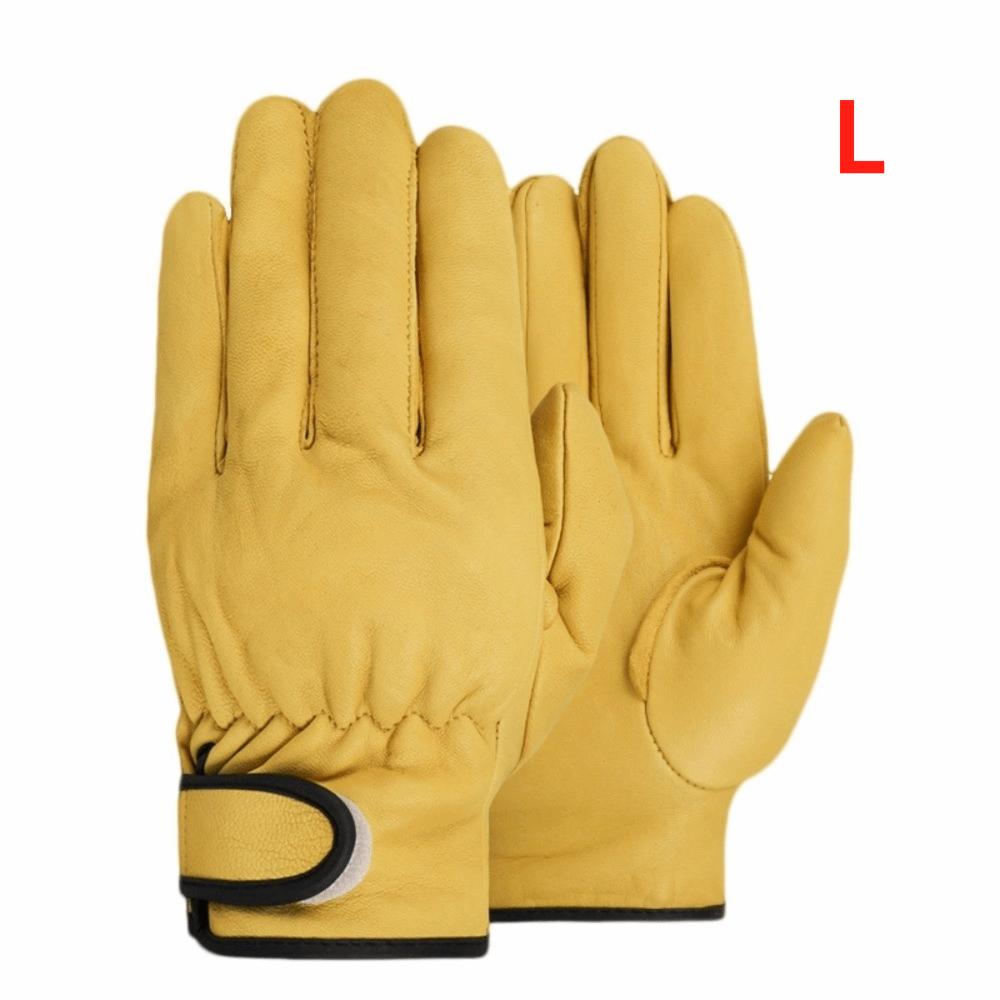 Stretchable Wrist Work Gloves Wear-Resistant Welding Gloves Driver Gloves Labour Safety Supplies