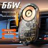 Прозрачный магнитный беспроводной автомобильный держатель для телефона с зарядкой 66 Вт
